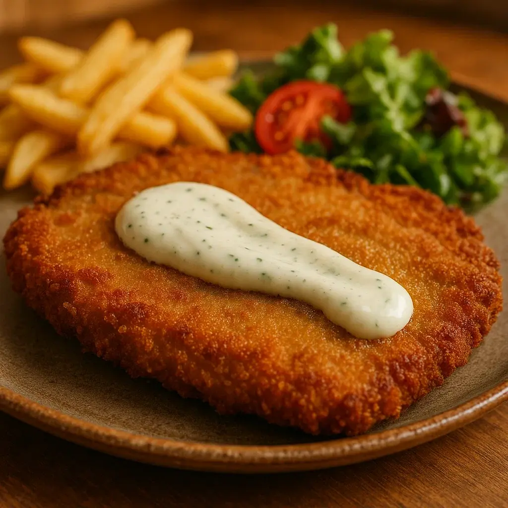 Milanesa con Aderezo Casero