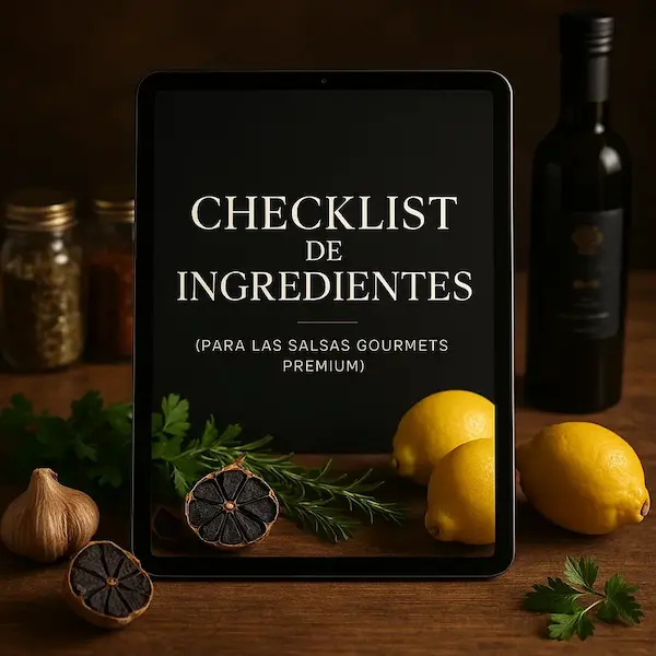 Mockup Checklist de Ingredientes