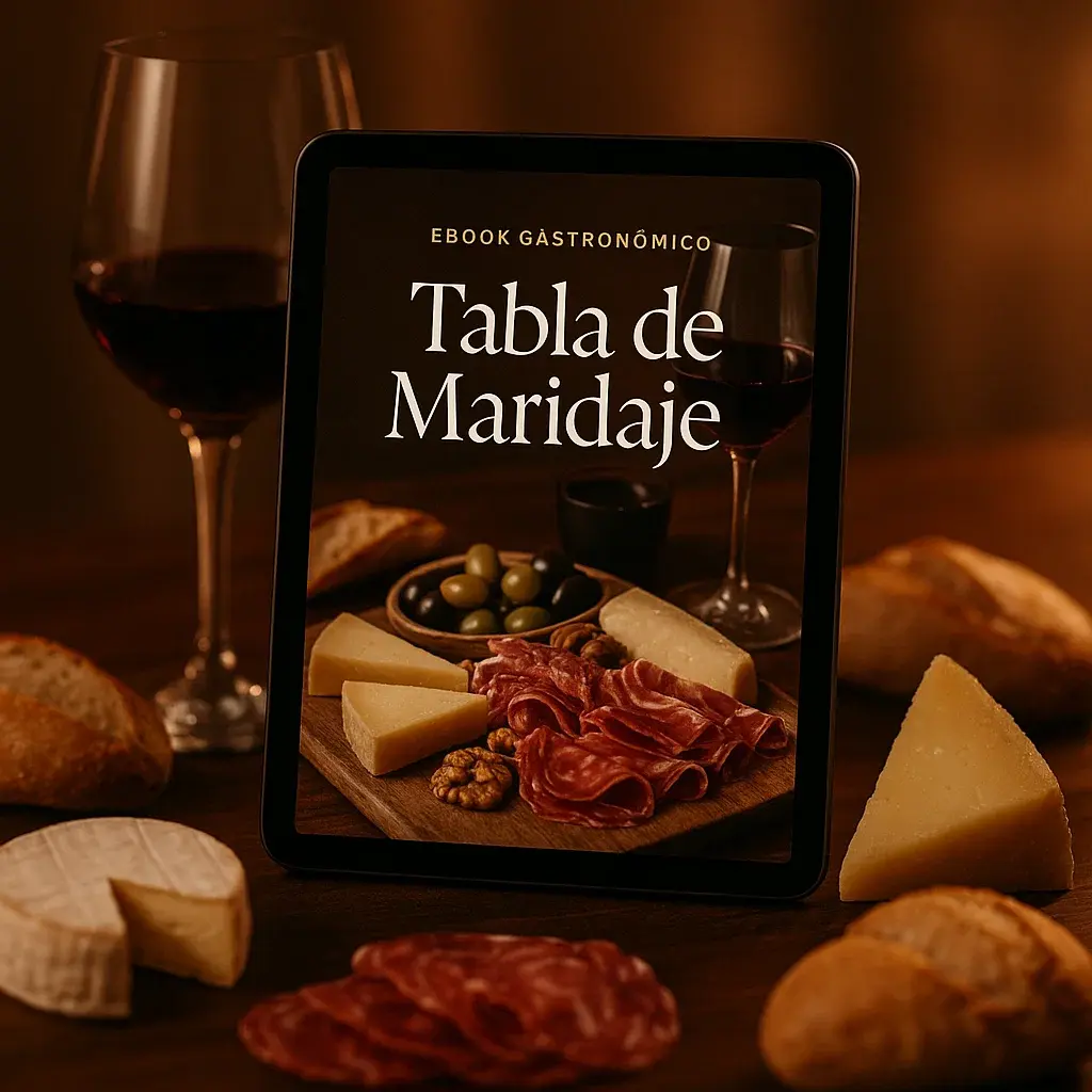 Portada Ebook Tabla de Maridaje
