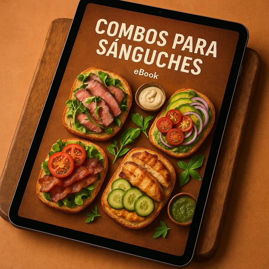 Portada Ebook Combos para Sánguches
