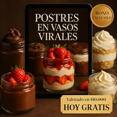 Bono Postres en Vasos Virales